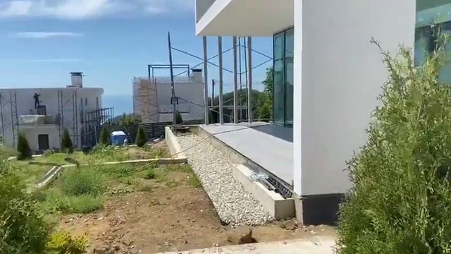 Двухэтажный дом в коттеджном поселке Новый Ахун. Недвижимость в Сочи. ГРЦ Сочи. смотреть онлайн