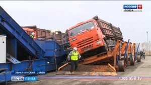 В Земетчинском районе построили уникальную площадку для хранения сахарной свеклы