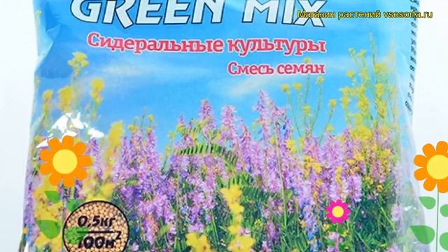 Смесь сидератов (Смесь сидератов). Краткий обзор, описание характеристик, где купить, семена смотреть онлайн