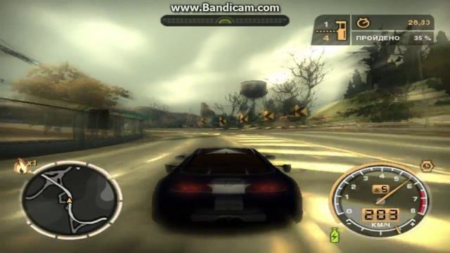 Первая пилотная серия NFS Most wanted(20%) смотреть онлайн