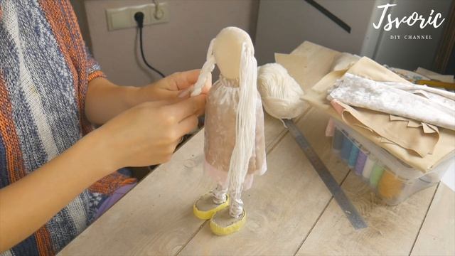 DIY ANGEL under the tree/АНГЕЛ под ёлку без швейной машинки / DIY TSVORIC смотреть онлайн