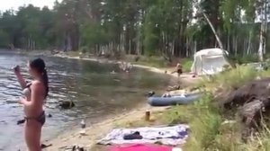 Озеро Тургояк. Одно из мест отдыха