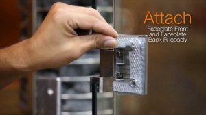 How to install glass door hinges