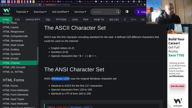 HTML Кодировки. Старые и новая. смотреть онлайн