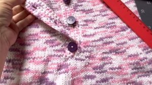 💜💜💜Платье для девочки спицами / Вязаное тёплое платье / Вяжем спицами / Вяжем детям 🧶