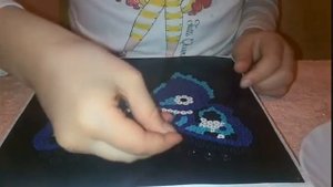 Делаем картину из пайеток