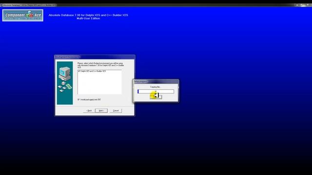 installing Absolute Database MultiUser Edition Delphi XE5 C Builder XE5 смотреть онлайн