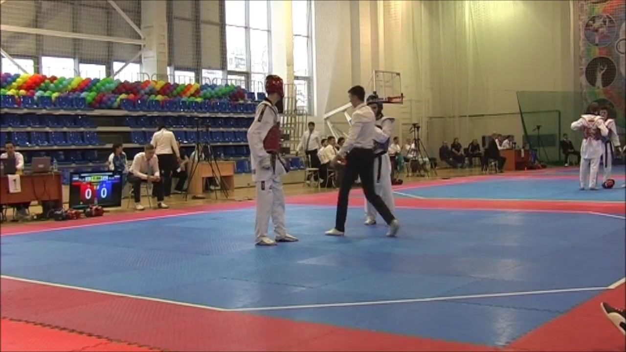 Taekwondo WTF. Чемпионат Москвы (до 21 года). М-68 Полуфинал Кварцхава-Шитиков