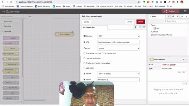 ? Node-RED | Lectura de datos de la API de la Estación Espacial Internacional [ISS] ? смотреть онлайн