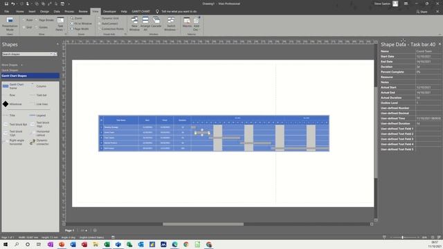 Lead and Lag time in a Microsoft Visio Gantt Chart смотреть онлайн
