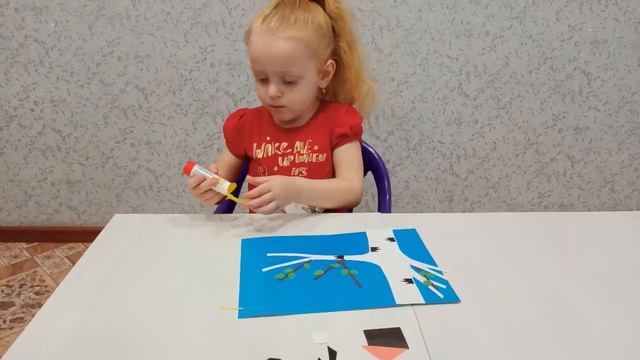 Гриб Анита создает аппликацию на тему "Пришла весна". Выпуск 4 смотреть онлайн