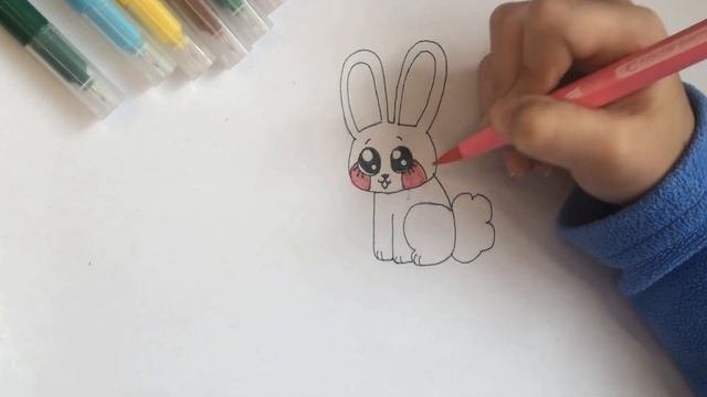 Зайчик.Рисуем зайчика.#урокирисования