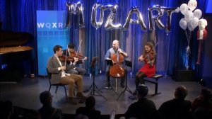 Dover Quartet plays Mozart's Quartet in B flat major, K  589  Menuet and Trio