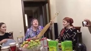 Даргинская песня на пандуре в аварском стиле?