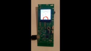 ESP32 custom board with  2.4-GHz Inverted F Antenna and lvgl library test