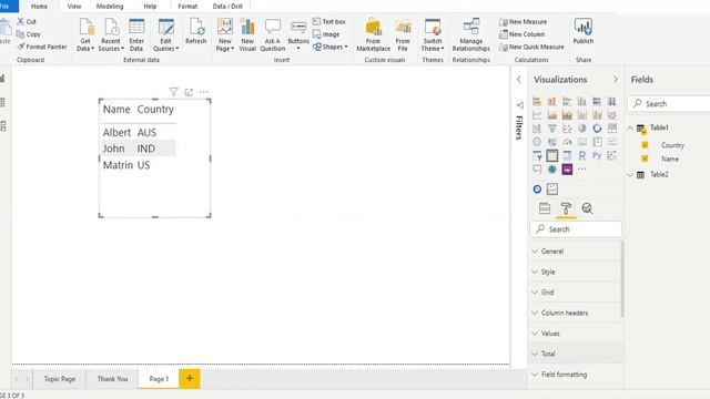 Power Bi DAX Function UNION