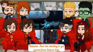 Avengers React to Satoru Gojo | Gacha React | Full Video