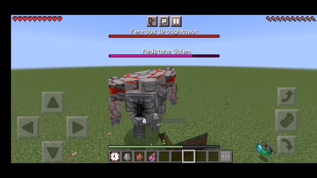 Ferrous Wroughtnaut vs MC Dungeons Mobs and bosses | Minecraft Bedrock | Mob Battle