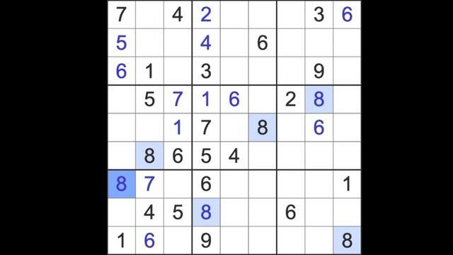 Sudoku solution – New York Times sudoku 27 February 2023 Hard level смотреть онлайн