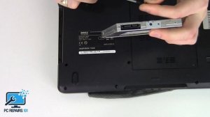 Dell Inspiron 1545 / 1525 DVD Drive Bezel Removal & Replacement Tutorial / Guide