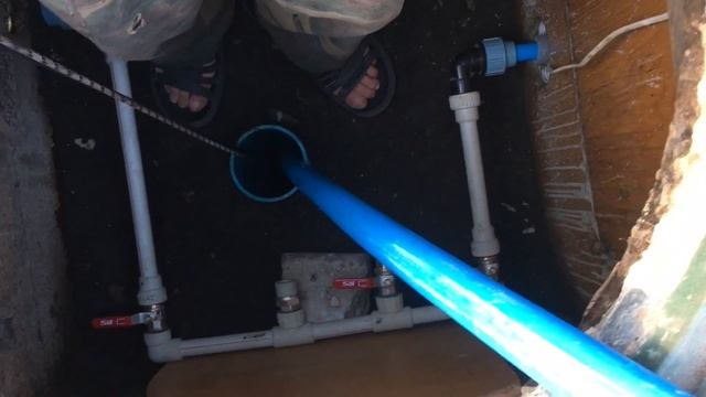 Купил паяльник для труб проводим воду на огород и делаем разводку в приямке смотреть онлайн