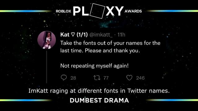 The 3rd Annual Roblox Ploxy Awards смотреть онлайн