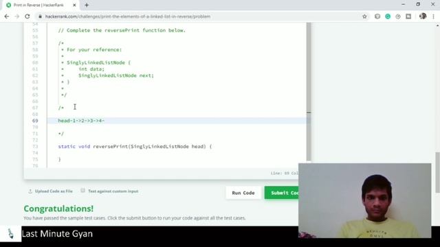 Hacker rank print in reverse program explained - java смотреть онлайн