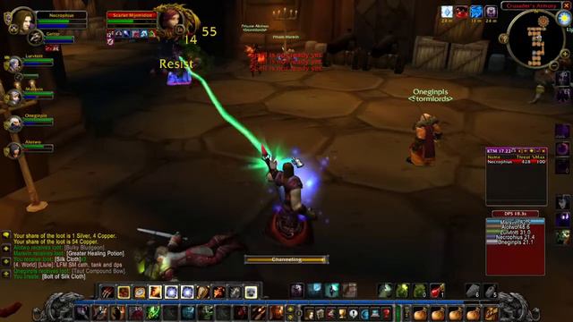 Everlook WoW Vanilla Server - Warlock leveling stream смотреть онлайн