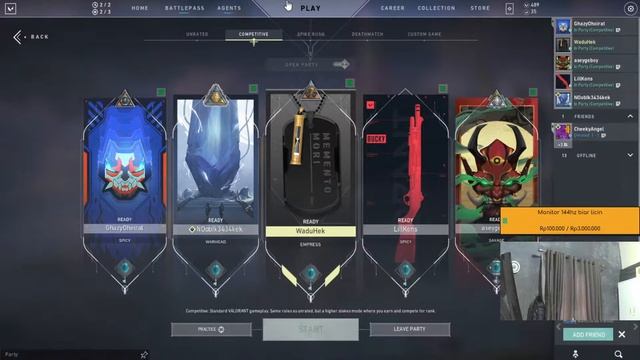 Mabar yuk l Valorant Indonesia смотреть онлайн