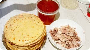 Напекла много блинов! Приехали Алина с Пашей. Василиса у нас в гостях.