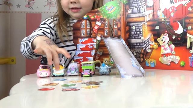 Новогодний адвенткалендарь Киндер с шоколадом Kinder Maxi Mix AdventCalendar Игрушки Kinder Surpris