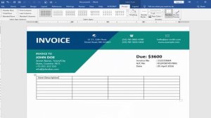 How To Create Your Own Professional Invoice Template in Microsoft Word