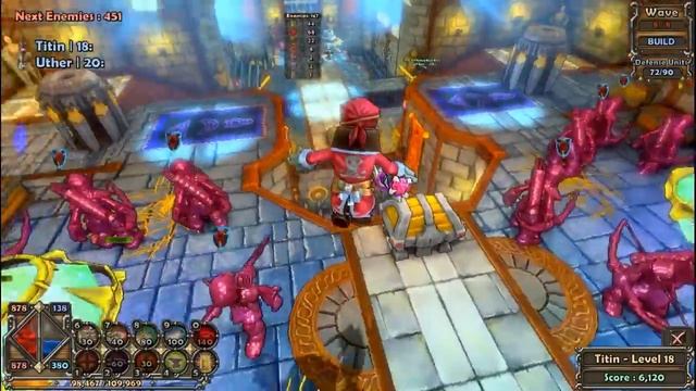 Dungeon Defenders Co-op Walkthrough w/ICanHaveBucket part 17 - In The Zone смотреть онлайн