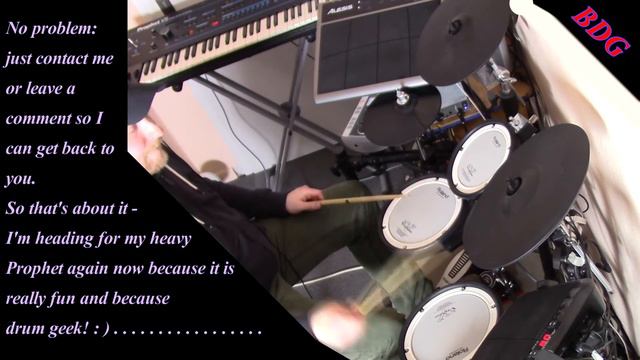 Sequential Prophet VS Synthesizer - eDrumming with Bidule смотреть онлайн