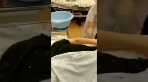 Мытьё пациента в постели