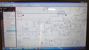 Ремонт телевизора PHILIPS 42pfl7623d/10. Не включается. Индикатор режима работы мигает 2 раза.