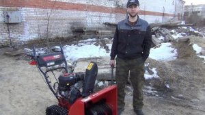 Гусеничный снегоуборщик MTD для настоящих мужиков