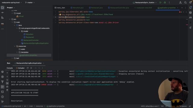 Create a FULL-STACK Food Delivery App with SPRING-BOOT and SPRING-DATA | Java Tutorial | Part 1 смотреть онлайн