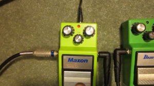 Maxon SD-9 (Noise Problem) vs Ibanez TS-9