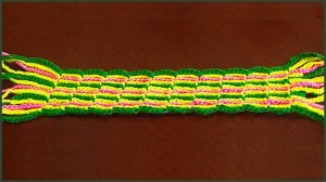 Шарф из остатков пряжи. Вязание из остатков пряжи. Шарф крючком.