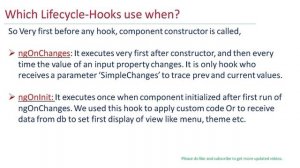 Angular Component Lifecycle - Hooks | #22 | Angular Tutorial