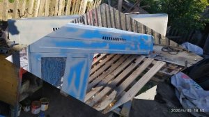 Реставрация капота МТЗ