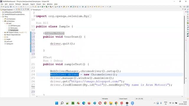 expectedExceptions attribute (TestNG - Part 43) смотреть онлайн