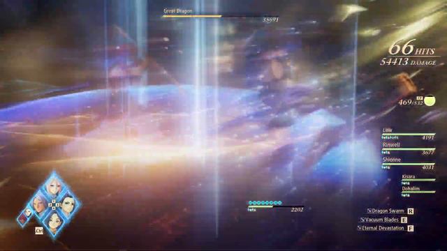 Unlock Law's skill Giant Zeugle Great Dragon Boss Fight Tales of Arise Gameplay смотреть онлайн