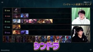 【パッチ13.21最新版】ミッドレーン最強チャンピオンランキング // CGA Eugeo選手【LoL/League of Legends】