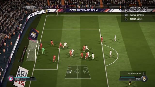 FIFA18 - REAL MADRID vs BAYERN (2 - 1) - PS4 Gameplay