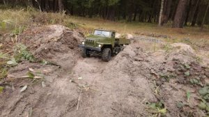 #crossrc #ural 4320 и #gaz 66 на испытательном полигоне. модели #uc6 и #gc4