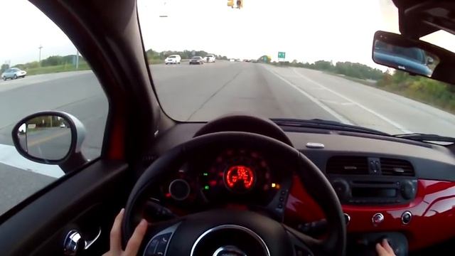 2013 Fiat 500 Abarth - WINDING ROAD POV Test Drive смотреть онлайн
