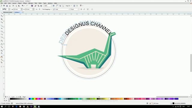 Corel Draw Dersleri - 12 - Oval Yazı Hareketleri смотреть онлайн