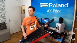 Keytar Roland AX Edge  -  супер расческа синтезатор для сцены!